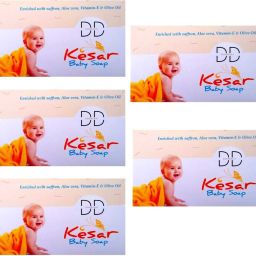 KESAR BABY SOAP WITH SAFFRON&VITAMIN E FOR BABIES HEALTHY SMOOTH SKIN PACK OF 5-21
