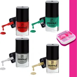High-Shine Long Lasting Non Toxic Professional Nail Polish Set of 4-picture-10