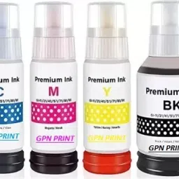 GPN PRINT GI 71 Refill Ink Compatible for Canon G1020, G2020, G2021, G2060, G3060 Printers Black + Tri Color Combo Pack Ink Bottle-picture-12