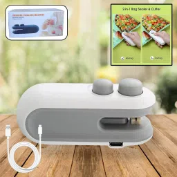 2 in 1 Mini Seal Machine Rechargeable Magnetic Heat Sealing & Cutting Hand Held Heat Sealer-5