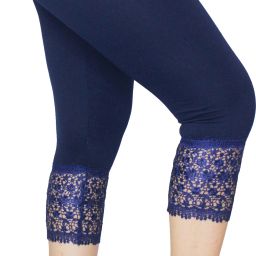 Women Blue Capri-image-20