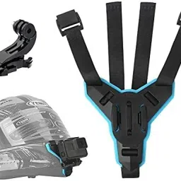 Helmet Chin Mount with Mobile Compatible with All Smart Phone Go pro Hero -Z1 Bike Mobile Holder-42