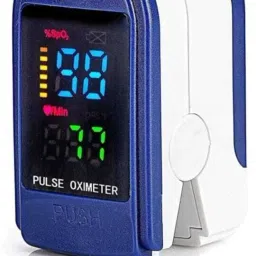 Aman Med Portable Digital Pulse Oximeter Measure SpO2 and Pulse Rate Instantly Pulse Oximeter image 4
