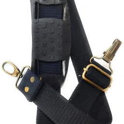 START NOW Gun Belt, Hand-Made, Made up of Cotton, a Buckle Used for Easy Attachment and a Fully Rubberized Gripper for a Perfect Grip. (Navy Blue) Strap-22