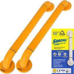 Grippy Heavy Duty Nylon for Elderly Hand Railing-Orange-Large-50cm-Pack of 2 Shower Grab Bar-image-34