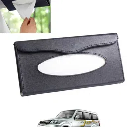 Universal Leatherite Rectangle Black Tissue Box For Car/office/Home-121 Vehicle Tissue Dispenser-image-49
