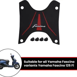Floormat/Footmat Durable | Anti-Slip | Easy to Clean for Fascino 125 BS6 Yamaha Fascino Two Wheeler Mat-image-35