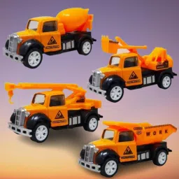 New Auto World Construction Die-Cast Vehicle Set 1::55 Scale Pack of 4-image-2