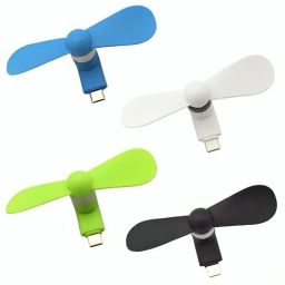 Comfortinglives Personal usb mini fan portable fan for type c devices with otg feature Usb C Soft Blade Fan USB Fan-image-43
