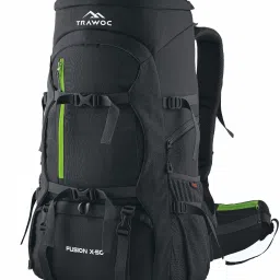 FUSION X 50L Travel Backpack Front & Top Open for Hiking and Trekking Rucksack - 50 L-image-11