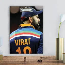 Virat Kohli Digital reprint examination pad school collage Size 14x10 inch-image-51