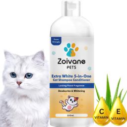 Persian Cat Shampoo with Conditioner Anti-dandruff, Allergy Relief, Anti-fungal, Anti-itching, Whitening and Color Enhancing Floral, Sweet Cat Shampoo-image-64