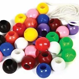 Plastic Beads Fun Puzzle Game for boys and girls multicolor-0