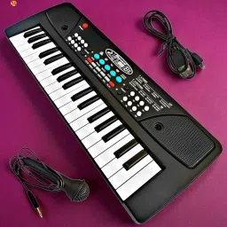 X508 Kids Piano Keyboard, Piano for Kids with Microphone Portable Electronic Best Birthday Gift for Boys and Girls Musical Instruments Lates Analog Portable Keyboard-image-3