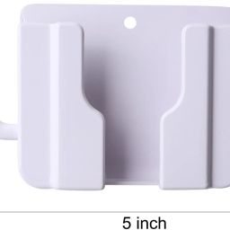 M/S DSNS Wall Stand For Mobile Charging | AC TV Remote Wall Mount Holder 5 Piece White Mobile Holder image 2