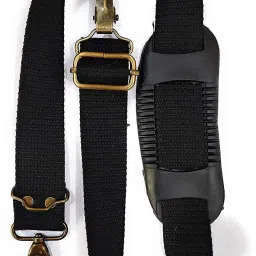 START NOW Gun Belt, Hand-Made, Made up of Cotton, a Buckle Used for Easy Attachment and a Fully Rubberized Gripper for a Perfect Grip. (Jet Black) Strap-27