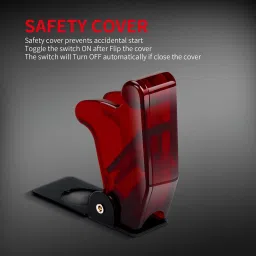 modaxe 2 Carbon Fiber Toggle Switches 2 Car Dash Switch Panel image 3