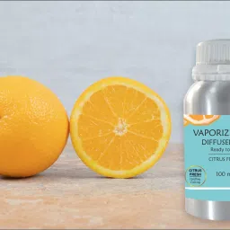 Veena Citrus Fresh Long Lasting & Strong Aroma Oil Diffuser in a Aluminium Can 100 ml Room, Garden, bedding room, Office, Bar Diffuser-35