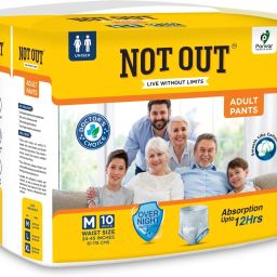 Adult Diaper Pants, Medium,Waist 61-115cm,Unisex, pack of 1 (10 count) Adult Diapers - M-50