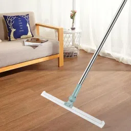 Magic Broom Floor Squeegee with Adjustable and Silicone Strips, Floor Washer Plastic Wet and Dry Brush-15