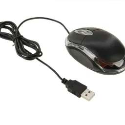 HL Technology 3D Optical Mouse for Laptop, Computer & Desktop Wired Ambidextrous Optical Mouse image 3