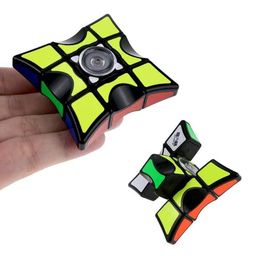 HAWKISTER All Ages QIYI 1X3X3 Fingertip Cube S - Super Floppy Black-Base Speed Cube 3X3X1 Magic Puzzle Cube image 5