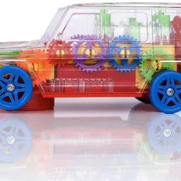 Transparent Mechanical SUV Jeep Car Toy-16