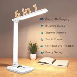 Rechargeable LED Touch On/Off Switch Table Lamp (White) Table Lamp-18