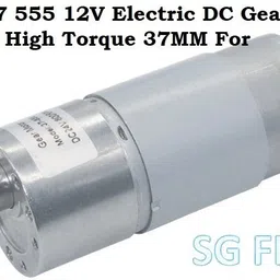 sg flash SG JGB37 555 12V Electric DC Gear Motor High Torque 37MM For Robot Motor Control Electronic Hobby Kit-picture-7