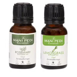 The Mani Pedi Essentials Set Of 2 Brown Rosemary & Lemongrass Aroma Oil Diffusers 15 ml-image-92