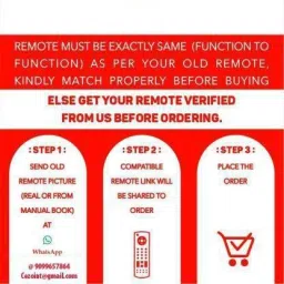 Cezo Remote for BLUE STAR SPLIT AC REMOTE ARC166CAE BLUE STAR Remote Controller Blue Star Remote Controller image 2