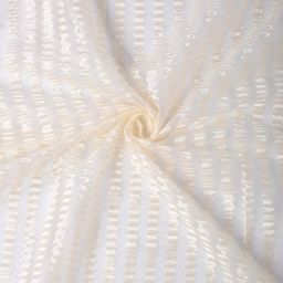 HOSTA HOMES Cream-Coloured Set of 4 Sheer Window Curtains image 2