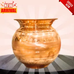 100% Original Copper Water Container || Copper Matka for Kitchen Water Storage StopShop03 4 L Drum-39