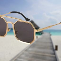 UV Protection Retro Square Sunglasses (54)-image-8