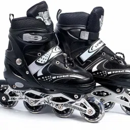 Running Shoe Inline In-line Skates - Size 7-9 UK (Black) In-line Skates - Size FreeUK-picture-4