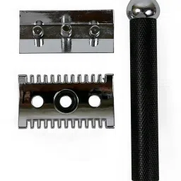 tinku DOUBLE EDGE BRASS SAFETY RAZOR (T8001-OC) OPEN COMB, Men image 3