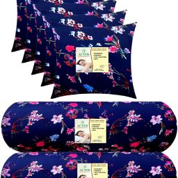 Microfibre Floral Bolster Pack of 7-18