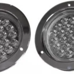 24V LED 4" Indicators Lights Silver Ring Suitable for Trucks Trailer Buses Car Dash Indicator Lamp-image-61