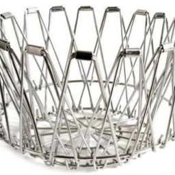 Stainless Steel Fruit & Vegetable Basket | FRUIT BOWL | FOLDABLE BASKET | HOT PLATE STAND | CUTLERY HOLDER | RINSE BOWL | FRUIT TRAY Steel Fruit & Vegetable Basket (Silver) Stainless Steel Fruit & Vegetable Basket-18