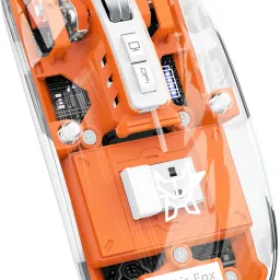 Arctic Fox Pureview Transparent Wireless and Bluetooth Rechargeable Mouse Wireless OpticalGaming Mousewith Bluetooth-18