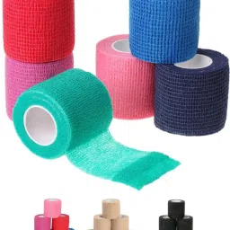 Self Adhesive Bandage Wrap - MultiColor Bandage Protector-image-49