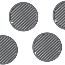 Pvc Cosater C-A Round_Grey_6,Pack of 6 Silicone Trivet-16