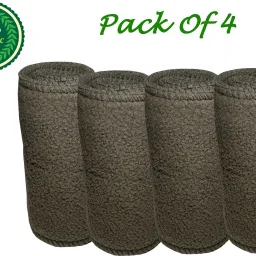 5 Layers Bamboo Charcoal Wet-free, Reusable, Washable Nappy Inserts (Pack of 4)-image-6