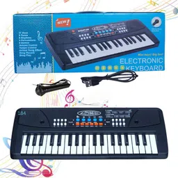 just97 37 Keys Musical Keyboard Piano with Mic for Kids Analog Portable Keyboard M55-picture-10
