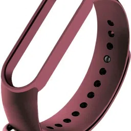 PORTLIX BEST BUY SOFT SILICON BAND BRACELET STRAP COMPATIBLE WITH XIAOMI MI BAND 5 AND XIAOMI MI BAND 6 (NOT FOR MI BAND 4/3/2) (WATCH NOT INCLUDED) (MODEL 2020/2021) (REDWINE) Smart Band Strap-image-4