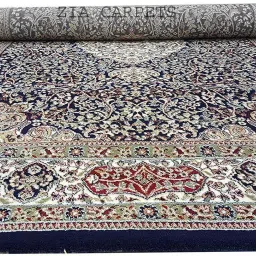 Multicolor Silk, Wool Carpet-16