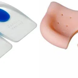 Silicon Gel Heel Pad Socks for Dry, hard and cracked Heels Repair Heel Support Heel Support-image-40