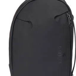 Black Men & Women Sling Bag Polyester Travel Crossbody Sling Bag with USB charging port (Black)-image-56