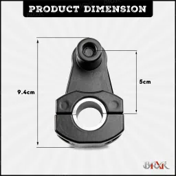 brxr Universal Handlebar Hight Riser/Raiser Handle Clamps Riser For All Bikes Handlebar Riser Kit image 5