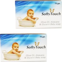 SOFTY TOUCH SOAP FOR BABY GENTLE SMOOTH & HEALTHY SKIN PACK OF - 75g x 2-picture-23